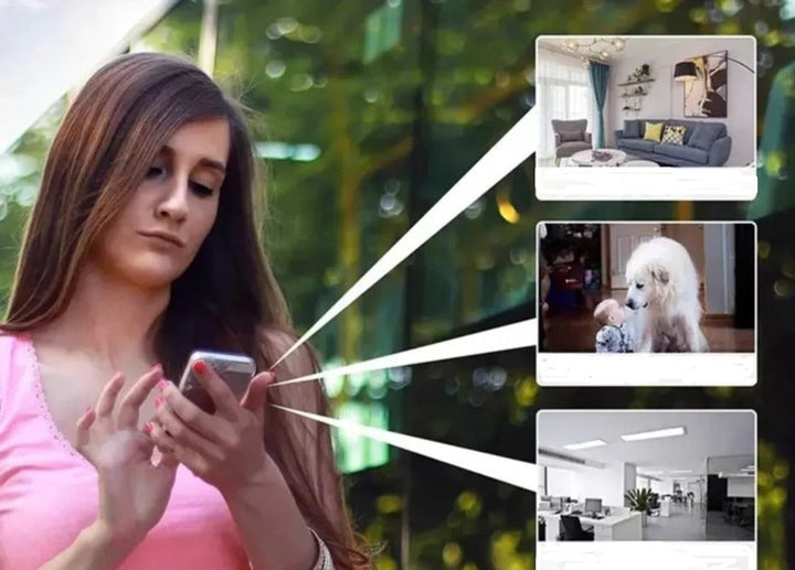 Skanto | Kompakt WiFi Overvåkningskamera - SafeWatch Mini