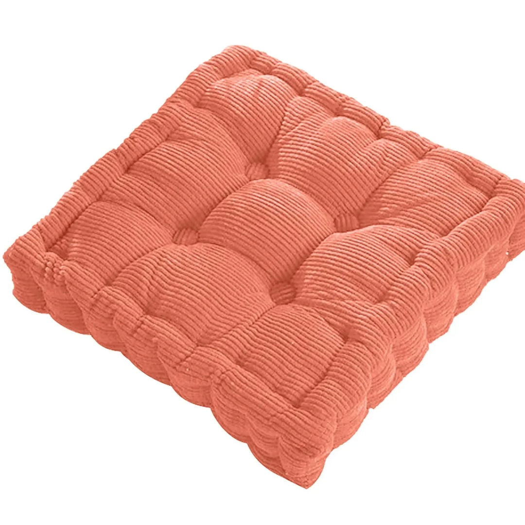 Cordfløyel Meditasjonsgulvpute - Moderne Bomullssete 40x40cm | Skanto