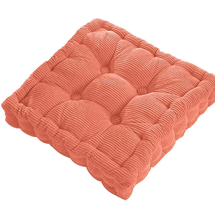 Cordfløyel Meditasjonsgulvpute - Moderne Bomullssete 40x40cm | Skanto