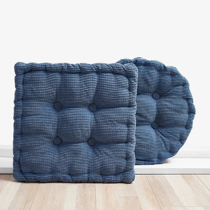Cordfløyel Meditasjonsgulvpute - Moderne Bomullssete 40x40cm | Skanto