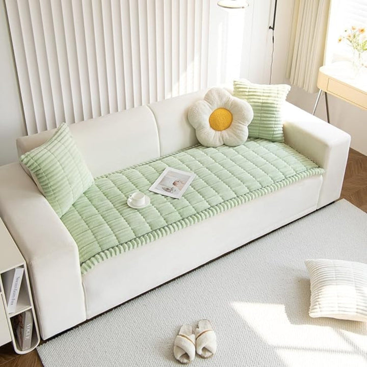 Skanto | Flanell Sofa Trekk Kviltet Design