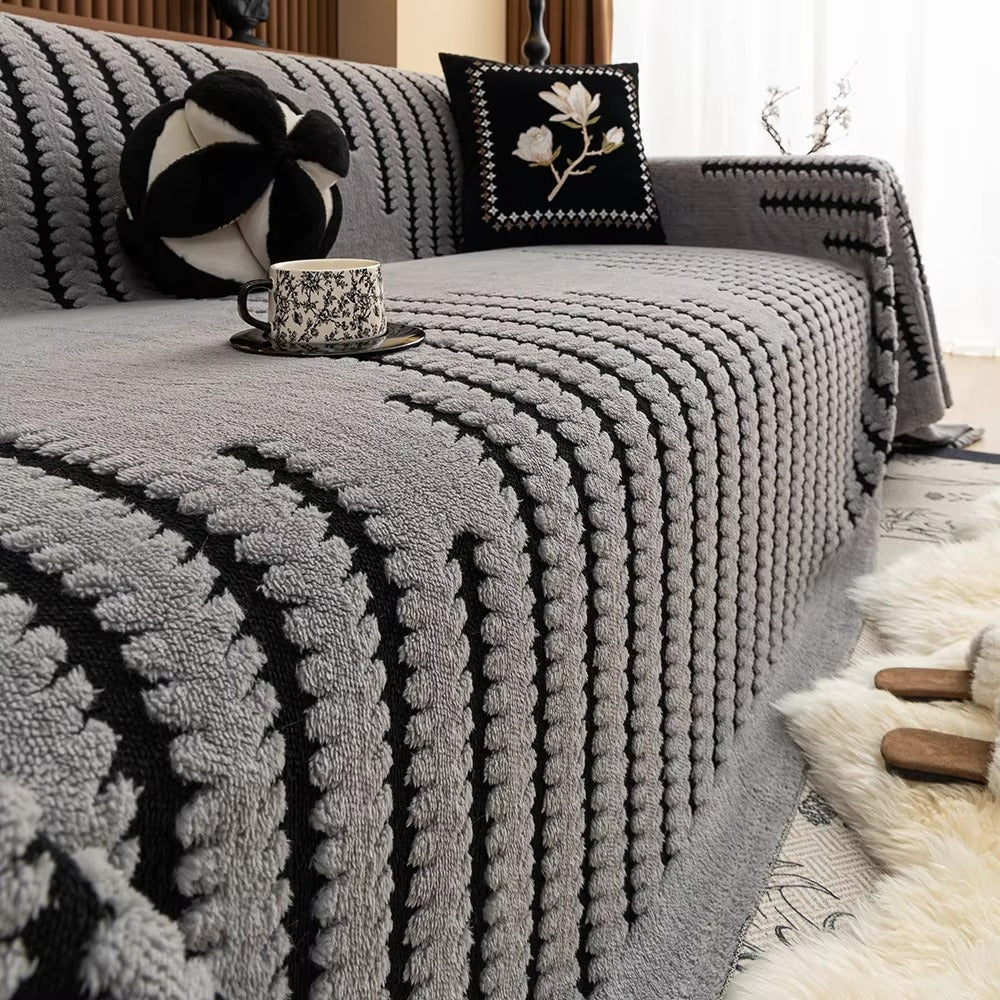 Skanto | Sofa Cover Vintage Tuftet Mikrofiber Design