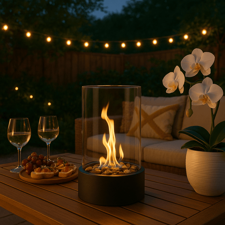 CosyFlame – Rauchfreier Tischkamin mit echten Flammen und skandinavischem Design