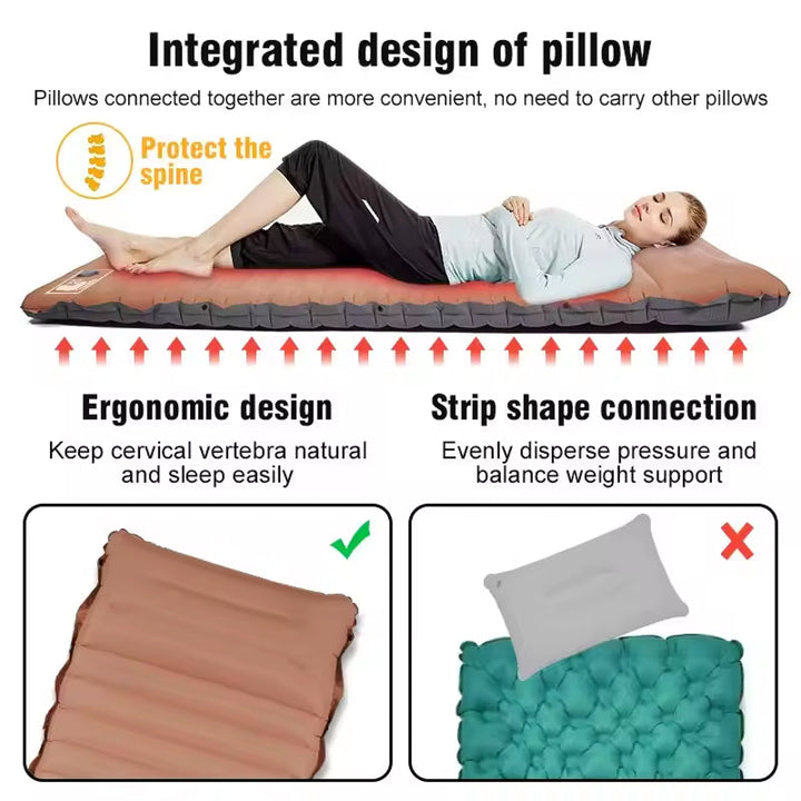 CoziVixy Selvoppblåsende Liggeunderlag 10 cm | Skanto