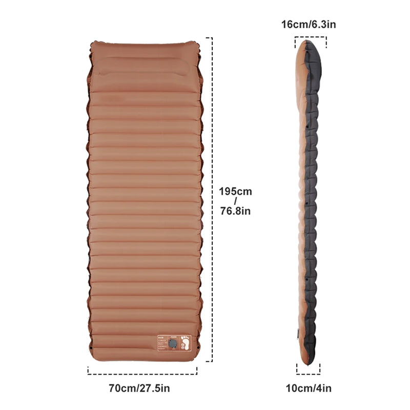 CoziVixy Selvoppblåsende Liggeunderlag 10 cm | Skanto