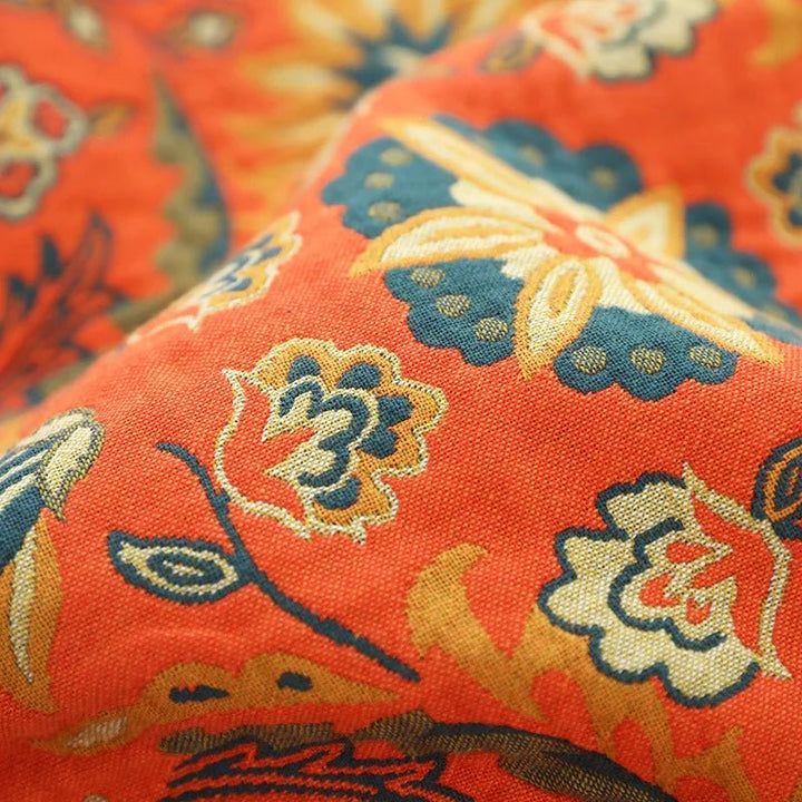 Kuschelige Luxus-Baumwolldecke – Elegante Boho-Jacquard-Sofadecke & Tagesdecke