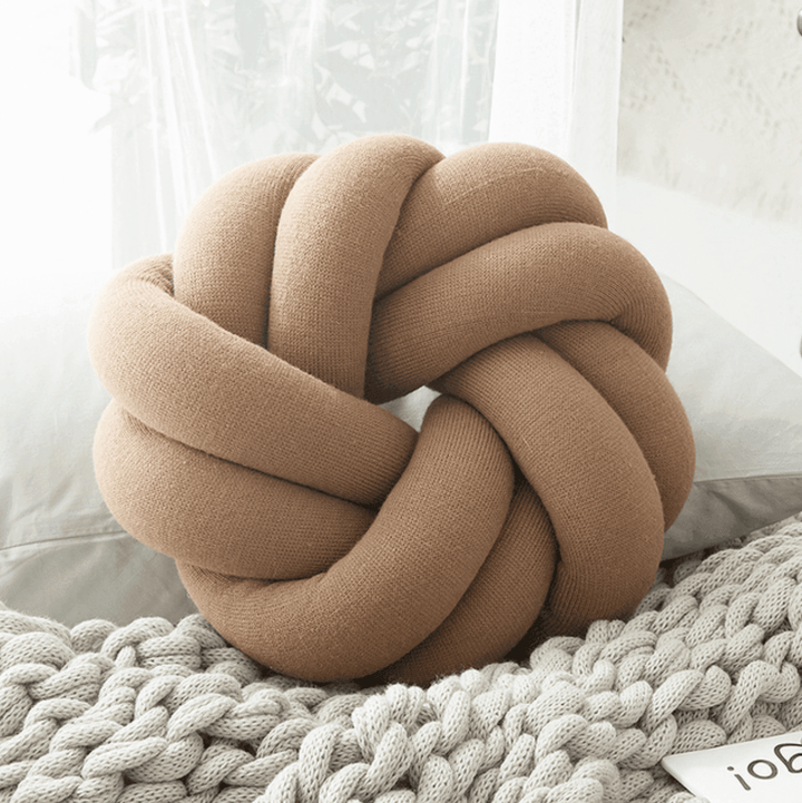Skanto | Kreativ bomulls knute ball pute