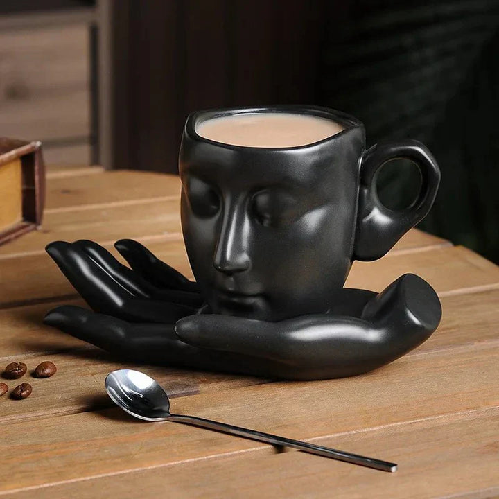 Skanto | Kaffe koppsett med minimalistisk ansiktsform