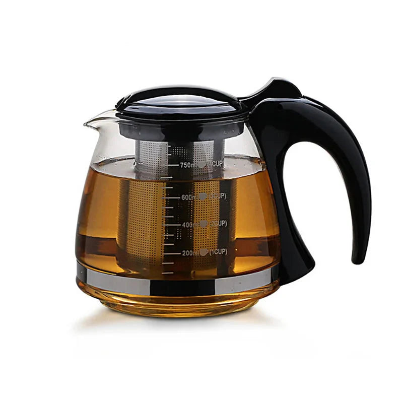 Kreativ Glass Teapot med avtakbart stål infuserfilter tekjele | Skanto