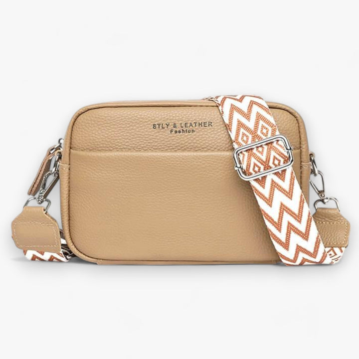 Skanto | Premium lær crossover bag for kvinner - Elegant, sikker og funksjonell hverdag bag