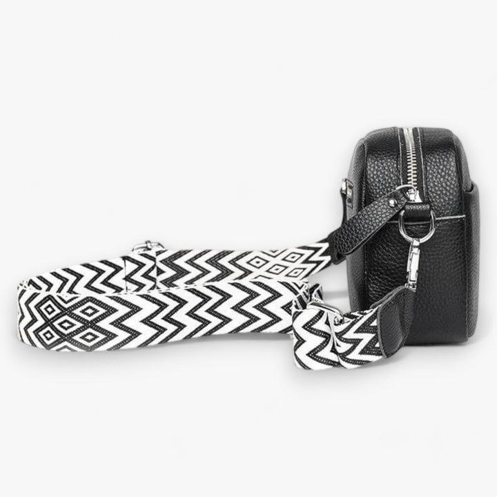 Skanto | Premium lær crossover bag for kvinner - Elegant, sikker og funksjonell hverdag bag