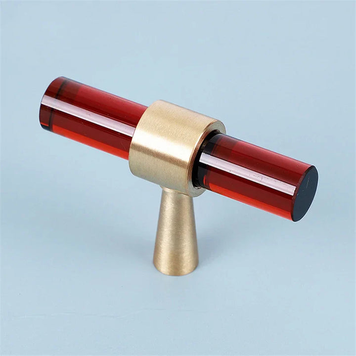 Crystal Cabinet Drawer Handle and Door Knob Small T Bar Handle | Skanto