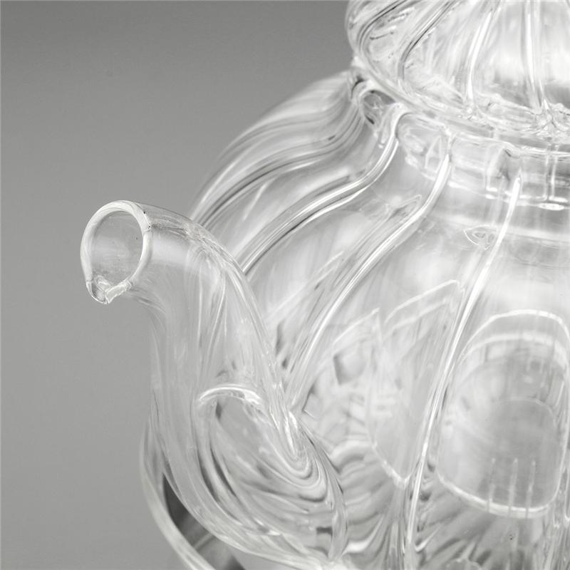 Skanto | Krystallklar Glass Tekanne Sett