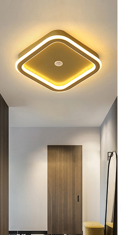 Skanto | MotionGlide PIR Bevegelsessensor LED Taklampe | Smart Belysning | Energisparende | Perfekt for Gang & Bad