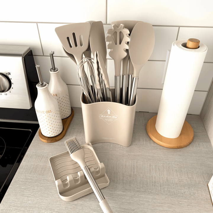 Skanto | MEALMAKER SET – 12-delt silikon kjøkkenverktøy samling for non-stick matlaging
