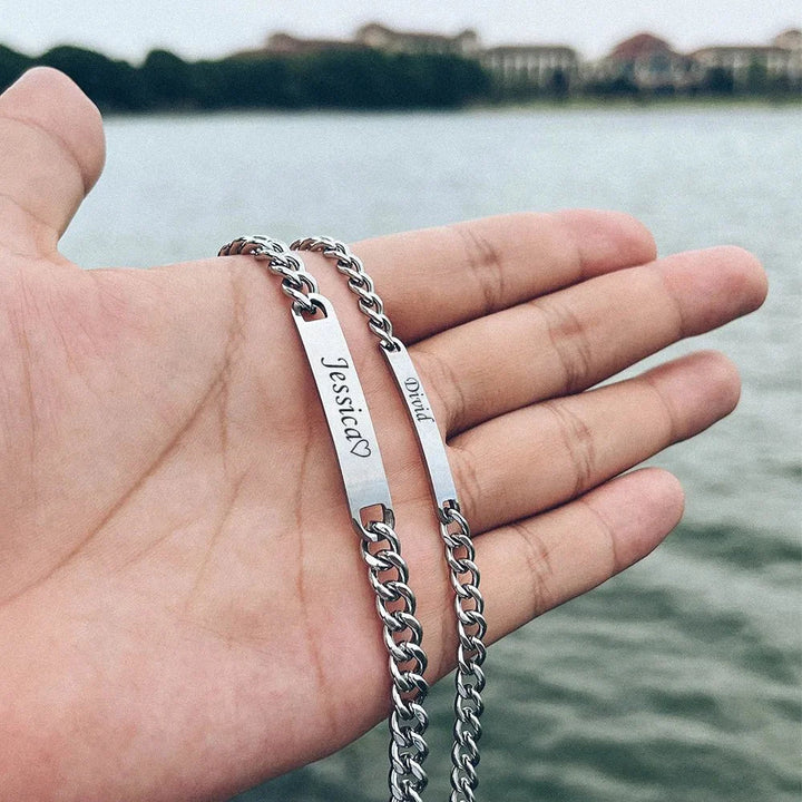 Skanto | Tilpassede kubanske lenke navnebånd armbånd