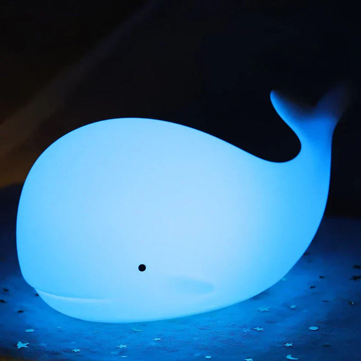 Skanto | Søt Hval Nattlampe med Fargeendring - GlowWhale