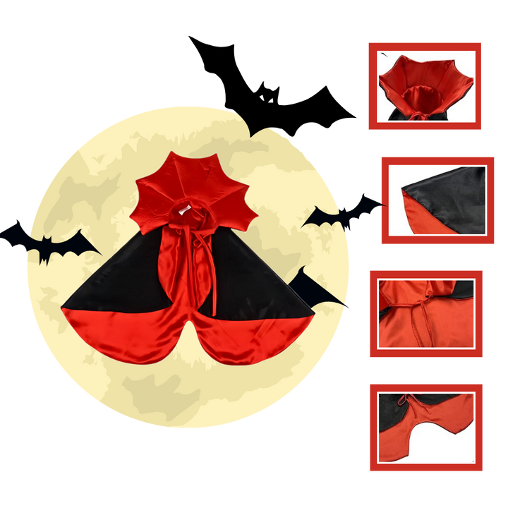 Søtt Dracula Halloween-Kostyme For Kjæledyr