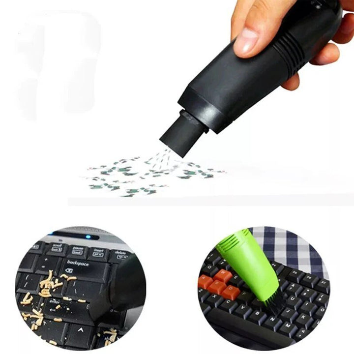 MiniVac - Effektiv Rensing - Tastaturbeskyttelse - Støvbeskyttelse ! | Skanto