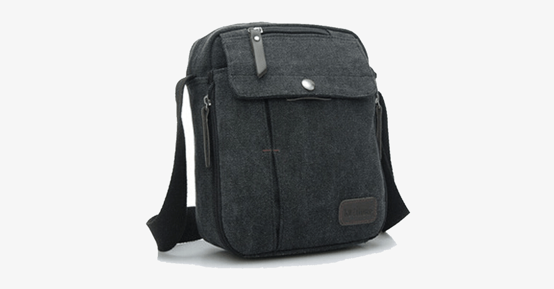 Skanto | Stilig herre canvas skulderveske