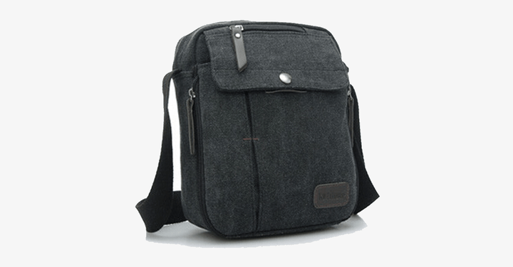Skanto | Stilig herre canvas skulderveske