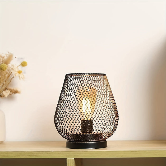 Skanto | AuroraMesh Bordlampe Sett – Industriell Stil med Varm Ambient Belysning