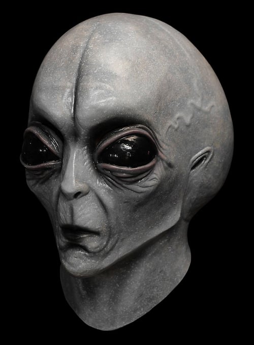 Realistisk Alien-maske – Lateks- og silikon-Halloween-maske for cosplay og fester | Skanto