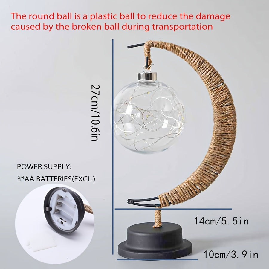 MoonGlow Lampe - Stilig Smijern LED Bordlampe Skanto
