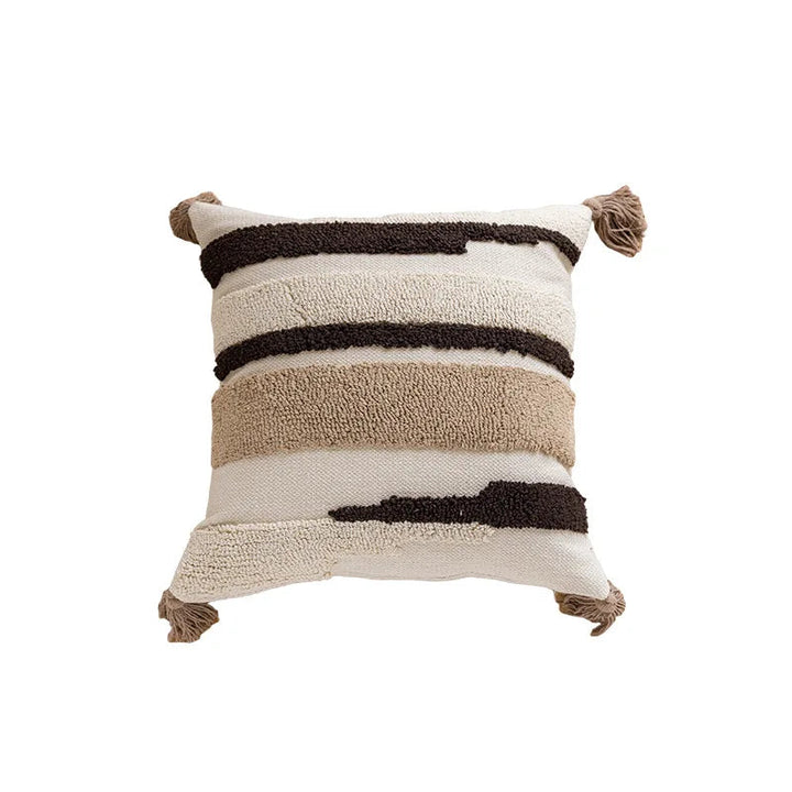 Skanto | Nordic Retro Tuftet Puteomslag – 45x45cm Gul Brun Dekorativ Pute