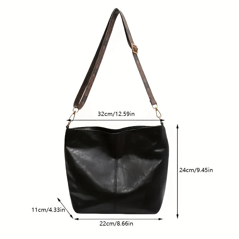 Skanto | CityPure PU Messengerbag – Hvit Urban Skulderveske med Glidelås