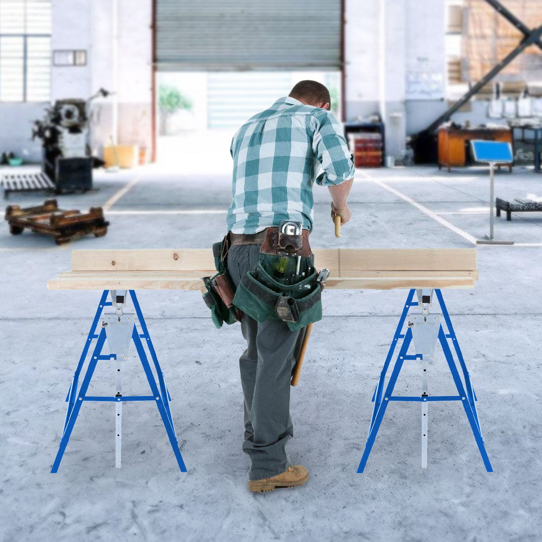 2x Stillstandere Folding Stands 7-fold høydejusterbare | Skanto