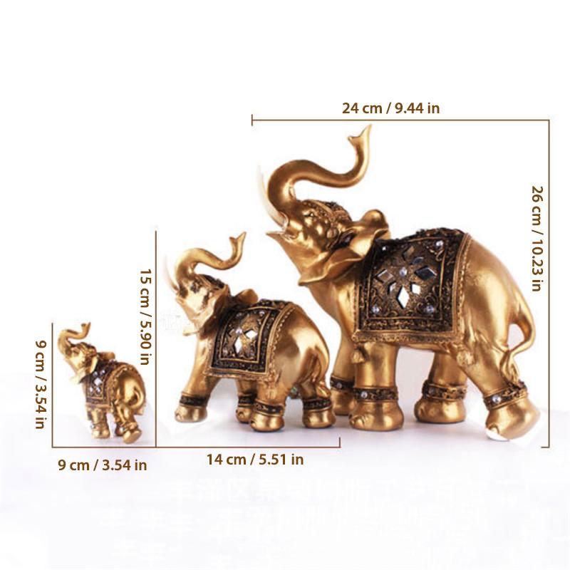 Skanto | Gylden Elefant Statue