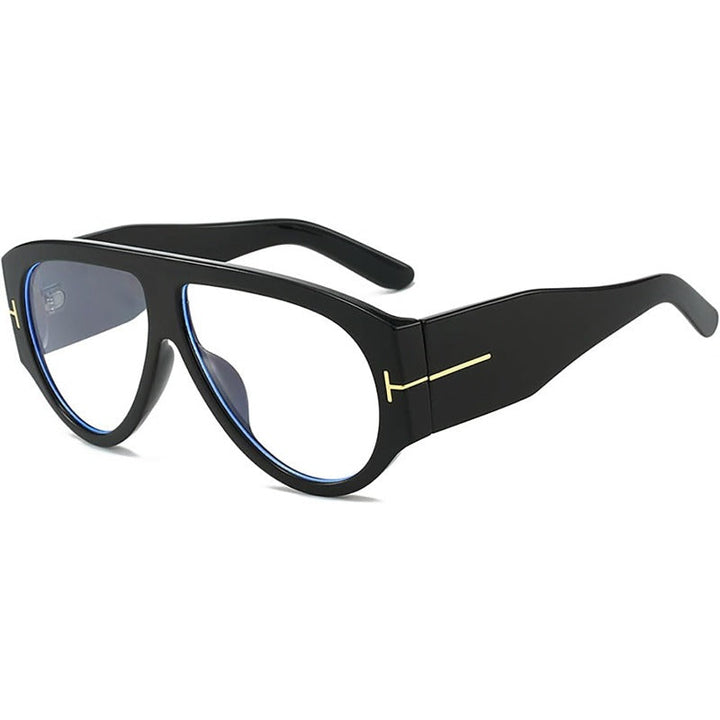 Oversized UV400 Aviator Solbriller Skanto