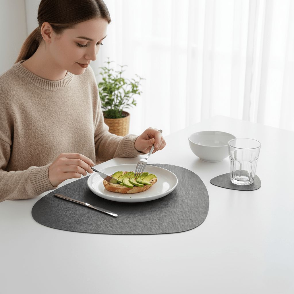 Skanto | Elegant borddekorasjon og coaster sett, varmebestandig og lett å ta vare på