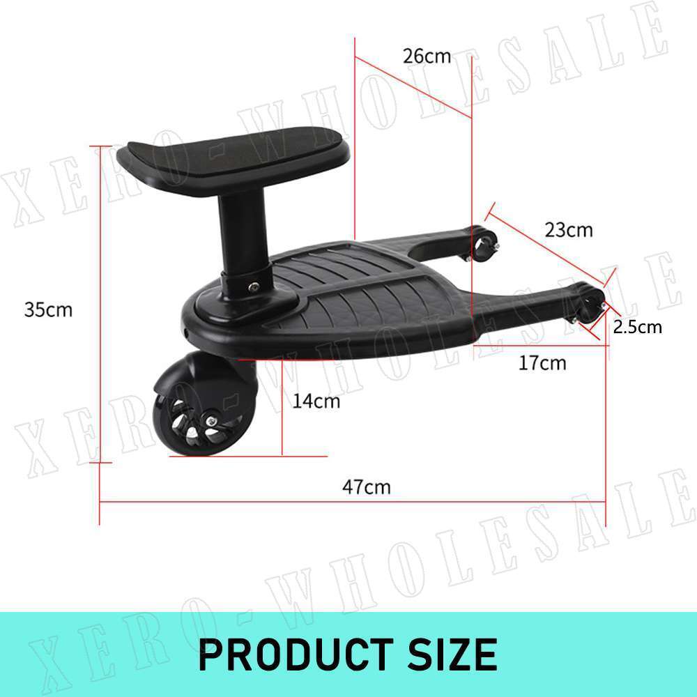 Skanto | Barnevogn Step Board Sit Stand Connector Festet for Småbarn å Ritte