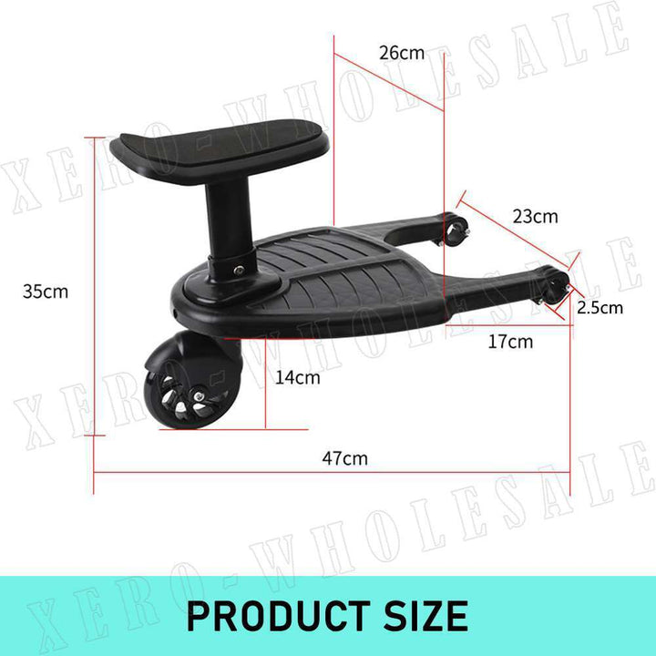 Skanto | Barnevogn Step Board Sit Stand Connector Festet for Småbarn å Ritte