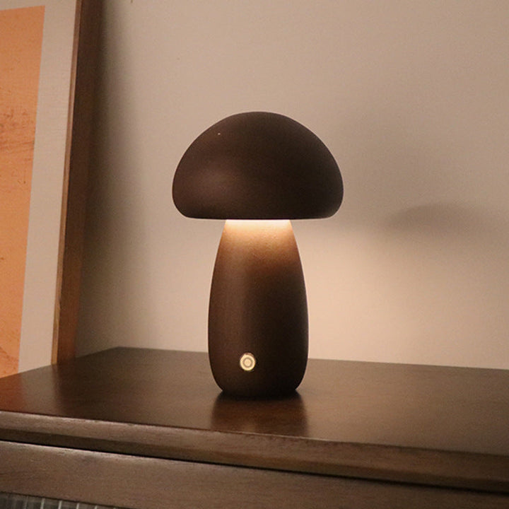 Skanto | Sopp bordlampe i tre