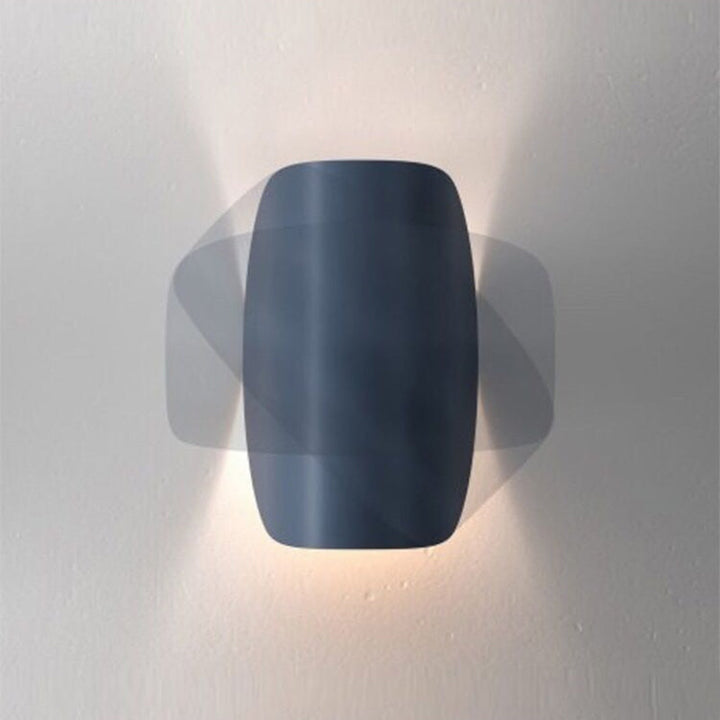 Skanto | Eveline Moderne Geometrisk LED 4 Farge Vegglys Innendørs/Utvendig Metall