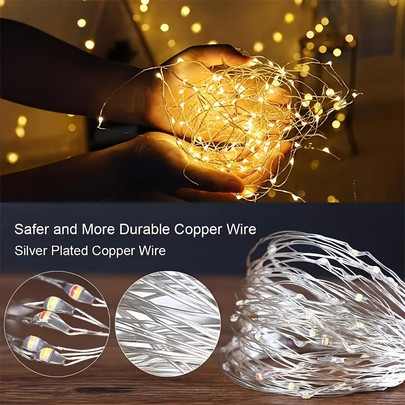 Skanto | Fairy String Lights Batteridrevet Varm Hvit
