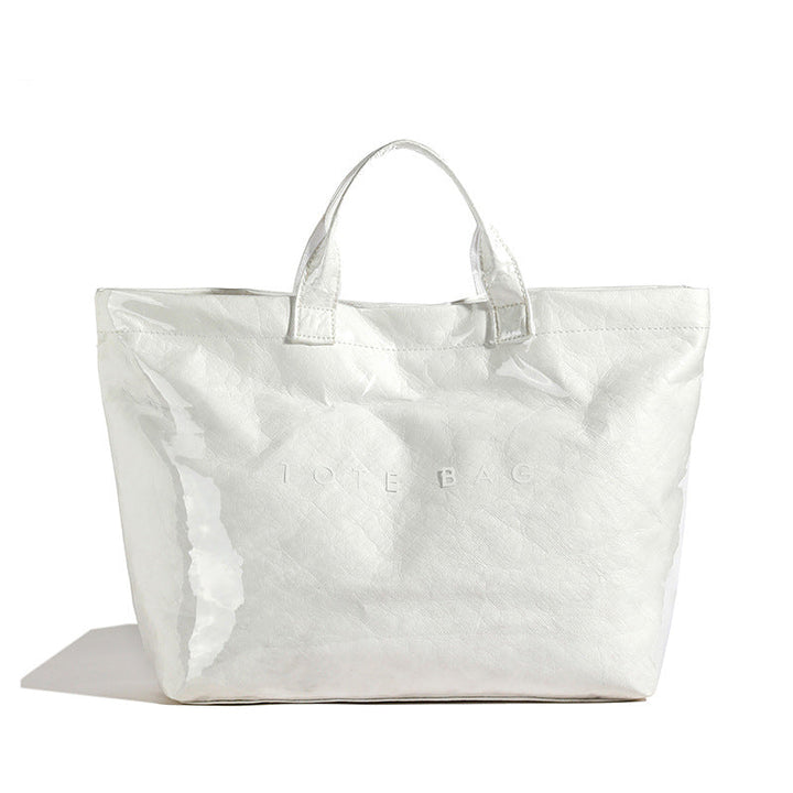 Kvinner Bokstavtrykk Tote Bag | Skanto