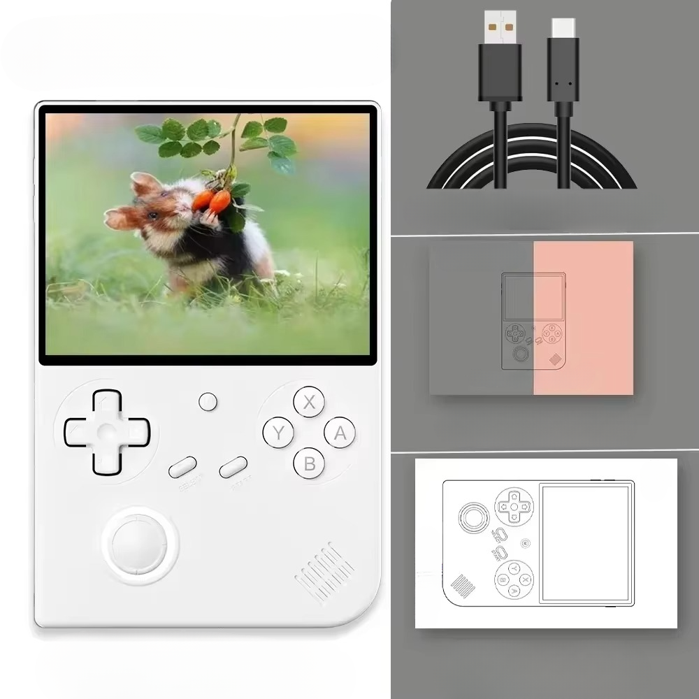 Skanto | 64-Bit Retro Håndholdt Spillkonsoll med 4-Tommers IPS-Skjerm, WiFi og Bluetooth