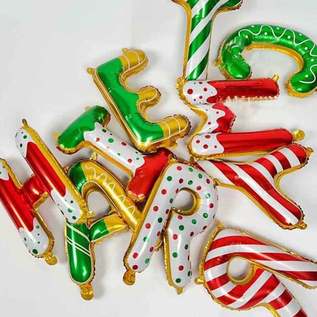 Skanto | 14 deler av 16 tommers godterifargede julebanner Christma