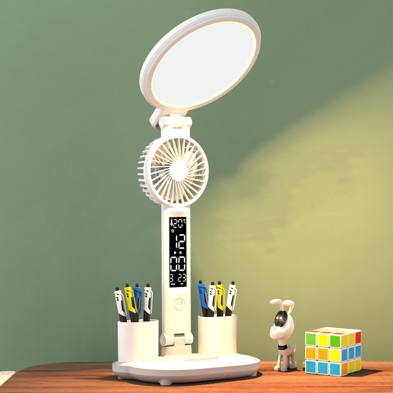 LED klok bordlampe med USB. | Skanto