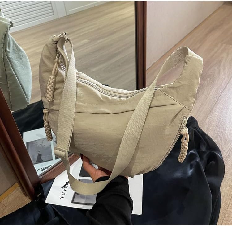 Skanto | EVERCARRY – Nylon skulderveske med smarte rom for daglig bruk
