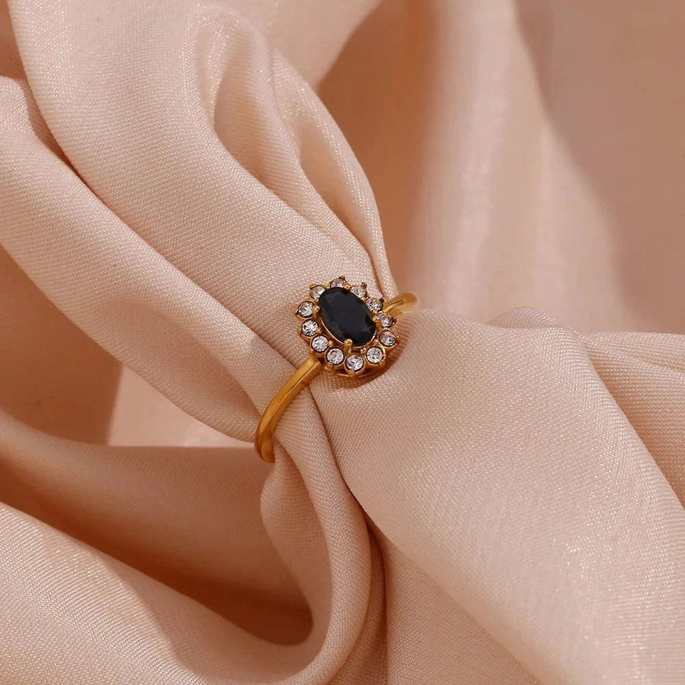Skanto | Delikat Justerbar Oval Diamantringer
