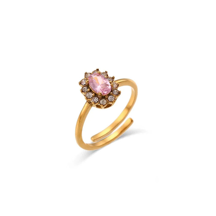 Skanto | Delikat Justerbar Oval Diamantringer
