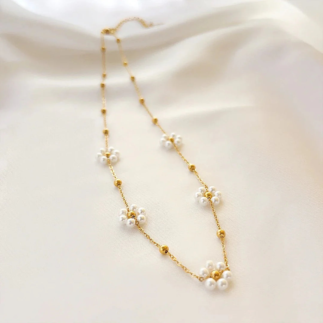 Skanto | Delikat Daisy Halskjede & Armbånd
