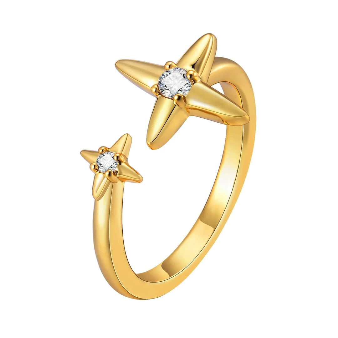 Skanto | Delikat Diamant Justerbar Ring Stable