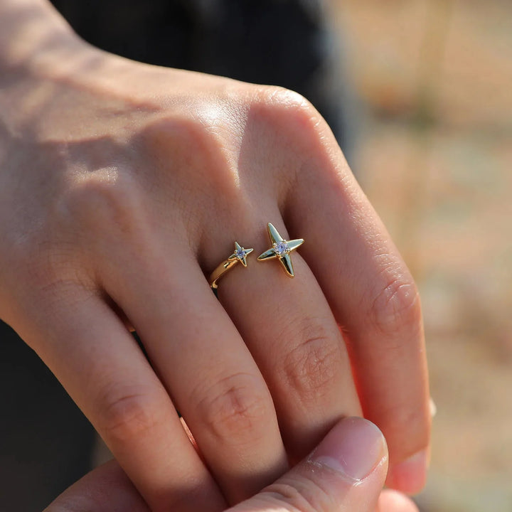 Skanto | Delikat Diamant Justerbar Ring Stable