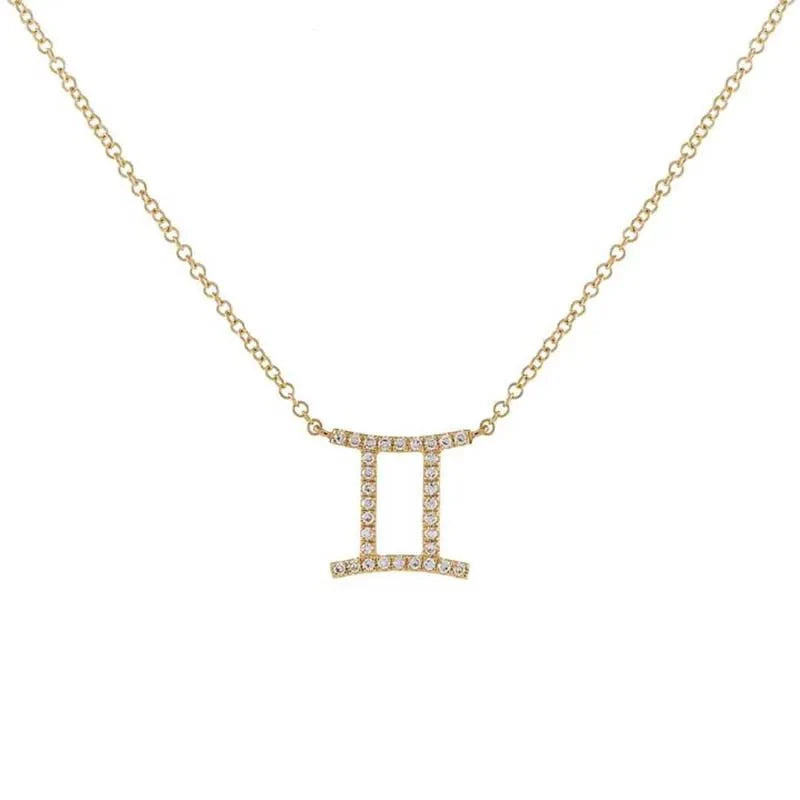 Skanto | Delikat Diamant Stjernetegn Halskjede